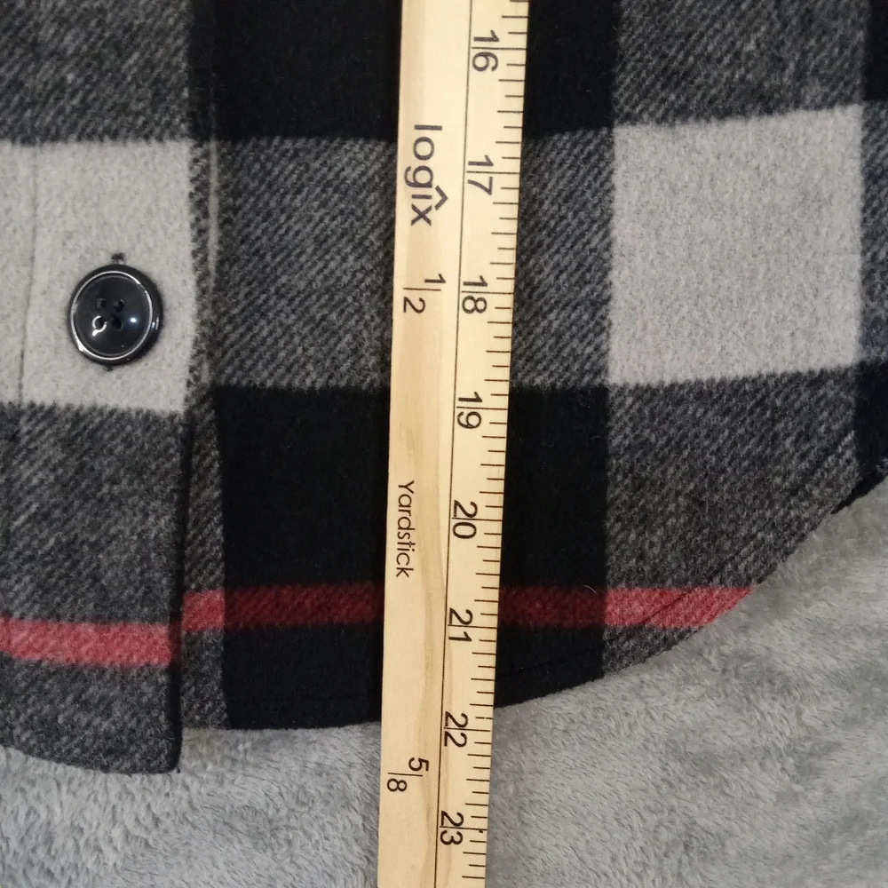 GAP Kids Black and White Plaid  Flannel Shirt Size XS. Kids 4-5 Years - Picture 12 of 14